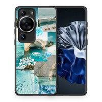 Thumbnail for Θήκη Huawei P60 Pro Aesthetic Summer από τη Smartfits με σχέδιο στο πίσω μέρος και μαύρο περίβλημα | Huawei P60 Pro Aesthetic Summer Case with Colorful Back and Black Bezels