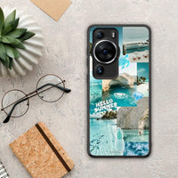 Thumbnail for Θήκη Huawei P60 Pro Aesthetic Summer από τη Smartfits με σχέδιο στο πίσω μέρος και μαύρο περίβλημα | Huawei P60 Pro Aesthetic Summer Case with Colorful Back and Black Bezels