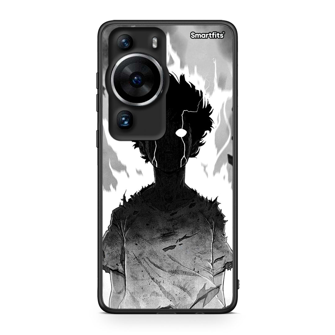 Θήκη Huawei P60 Pro Anime Boy από τη Smartfits με σχέδιο στο πίσω μέρος και μαύρο περίβλημα | Huawei P60 Pro Anime Boy Case with Colorful Back and Black Bezels