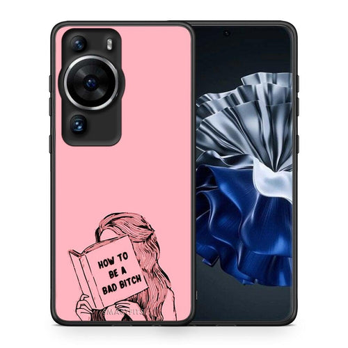 Θήκη Huawei P60 Pro Bad Bitch από τη Smartfits με σχέδιο στο πίσω μέρος και μαύρο περίβλημα | Huawei P60 Pro Bad Bitch Case with Colorful Back and Black Bezels