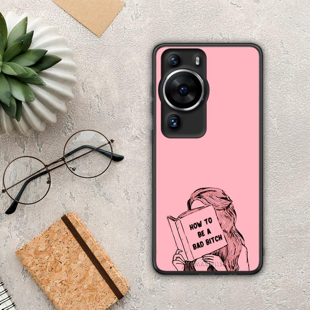 Θήκη Huawei P60 Pro Bad Bitch από τη Smartfits με σχέδιο στο πίσω μέρος και μαύρο περίβλημα | Huawei P60 Pro Bad Bitch Case with Colorful Back and Black Bezels