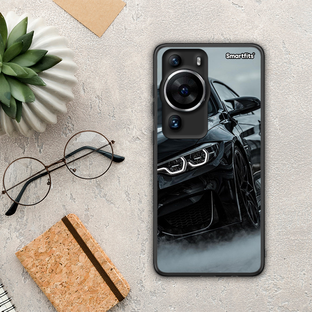 Θήκη Huawei P60 Pro Black BMW από τη Smartfits με σχέδιο στο πίσω μέρος και μαύρο περίβλημα | Huawei P60 Pro Black BMW Case with Colorful Back and Black Bezels