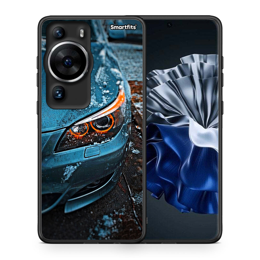 Θήκη Huawei P60 Pro Bmw E60 από τη Smartfits με σχέδιο στο πίσω μέρος και μαύρο περίβλημα | Huawei P60 Pro Bmw E60 Case with Colorful Back and Black Bezels