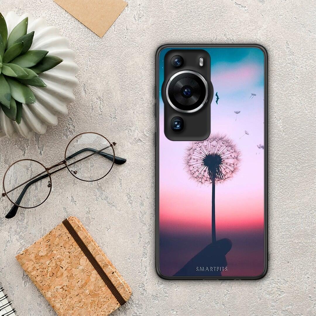 Θήκη Huawei P60 Pro Boho Wish από τη Smartfits με σχέδιο στο πίσω μέρος και μαύρο περίβλημα | Huawei P60 Pro Boho Wish Case with Colorful Back and Black Bezels