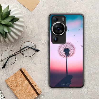 Θήκη Huawei P60 Pro Boho Wish από τη Smartfits με σχέδιο στο πίσω μέρος και μαύρο περίβλημα | Huawei P60 Pro Boho Wish Case with Colorful Back and Black Bezels