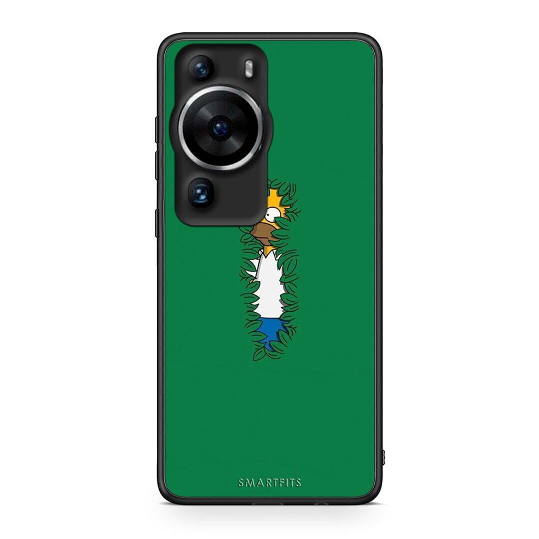 Θήκη Huawei P60 Pro Bush Man από τη Smartfits με σχέδιο στο πίσω μέρος και μαύρο περίβλημα | Huawei P60 Pro Bush Man Case with Colorful Back and Black Bezels