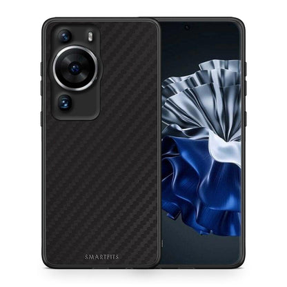 Θήκη Huawei P60 Pro Carbon Black από τη Smartfits με σχέδιο στο πίσω μέρος και μαύρο περίβλημα | Huawei P60 Pro Carbon Black Case with Colorful Back and Black Bezels