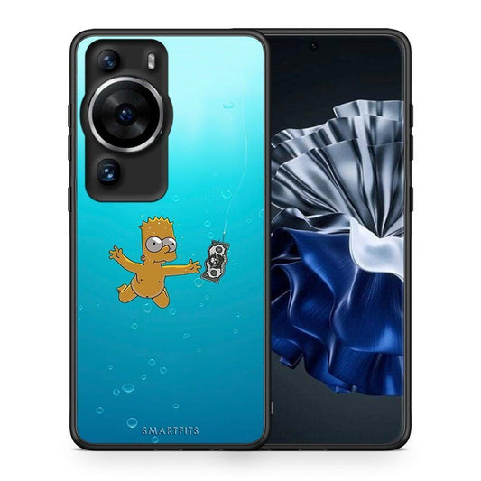 Θήκη Huawei P60 Pro Chasing Money από τη Smartfits με σχέδιο στο πίσω μέρος και μαύρο περίβλημα | Huawei P60 Pro Chasing Money Case with Colorful Back and Black Bezels