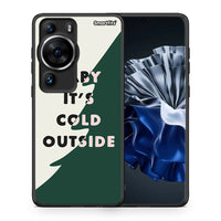 Thumbnail for Θήκη Huawei P60 Pro Cold Outside από τη Smartfits με σχέδιο στο πίσω μέρος και μαύρο περίβλημα | Huawei P60 Pro Cold Outside Case with Colorful Back and Black Bezels