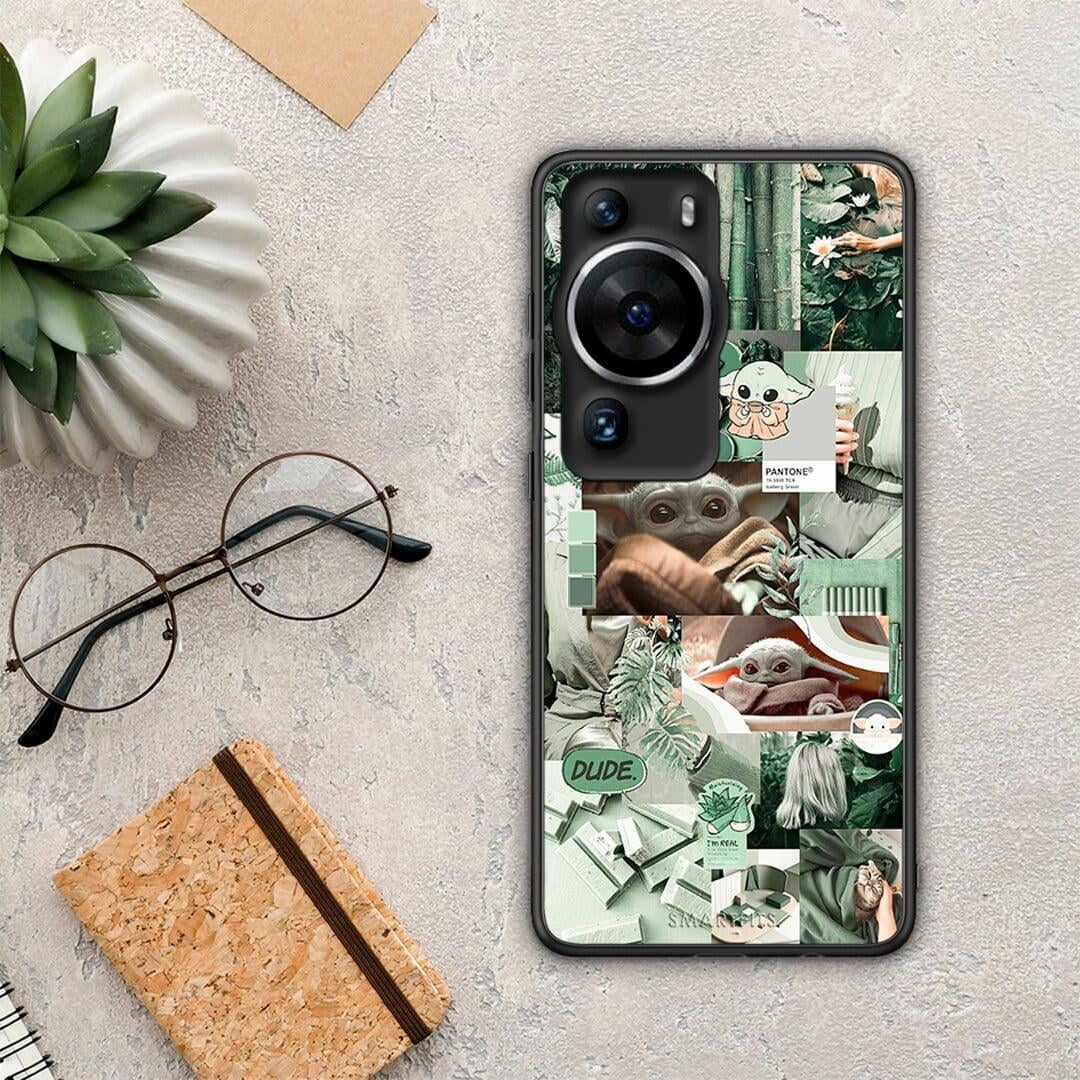 Θήκη Huawei P60 Pro Collage Dude από τη Smartfits με σχέδιο στο πίσω μέρος και μαύρο περίβλημα | Huawei P60 Pro Collage Dude Case with Colorful Back and Black Bezels