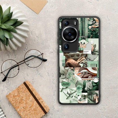 Θήκη Huawei P60 Pro Collage Dude από τη Smartfits με σχέδιο στο πίσω μέρος και μαύρο περίβλημα | Huawei P60 Pro Collage Dude Case with Colorful Back and Black Bezels