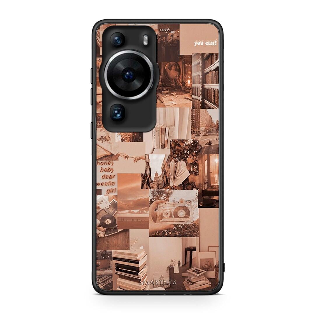 Θήκη Huawei P60 Pro Collage You Can από τη Smartfits με σχέδιο στο πίσω μέρος και μαύρο περίβλημα | Huawei P60 Pro Collage You Can Case with Colorful Back and Black Bezels
