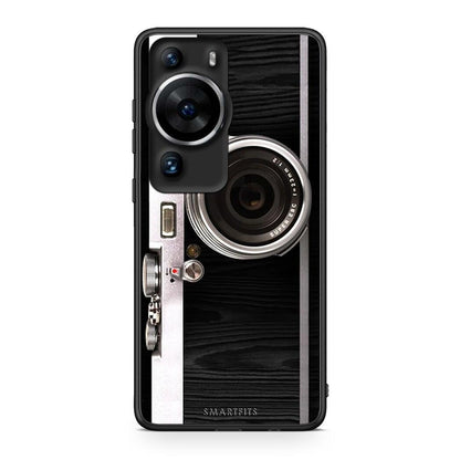 Θήκη Huawei P60 Pro Emily In Paris από τη Smartfits με σχέδιο στο πίσω μέρος και μαύρο περίβλημα | Huawei P60 Pro Emily In Paris Case with Colorful Back and Black Bezels