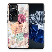 Thumbnail for Θήκη Huawei P60 Pro Floral Bouquet από τη Smartfits με σχέδιο στο πίσω μέρος και μαύρο περίβλημα | Huawei P60 Pro Floral Bouquet Case with Colorful Back and Black Bezels
