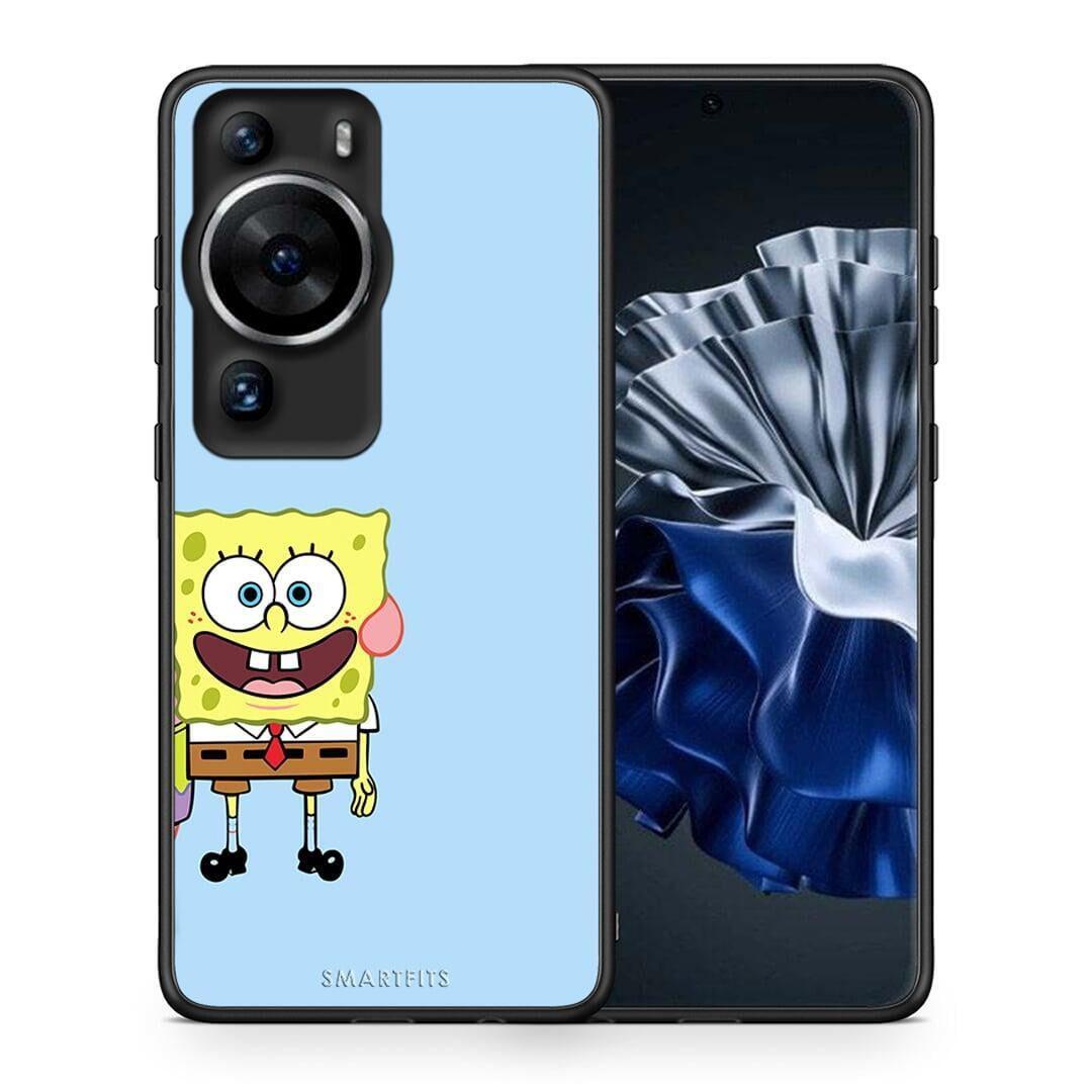 Θήκη Huawei P60 Pro Friends Bob από τη Smartfits με σχέδιο στο πίσω μέρος και μαύρο περίβλημα | Huawei P60 Pro Friends Bob Case with Colorful Back and Black Bezels