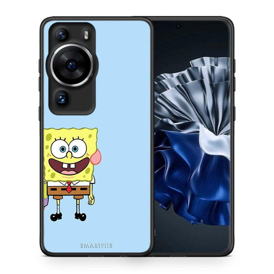 Θήκη Huawei P60 Pro Friends Bob από τη Smartfits με σχέδιο στο πίσω μέρος και μαύρο περίβλημα | Huawei P60 Pro Friends Bob Case with Colorful Back and Black Bezels
