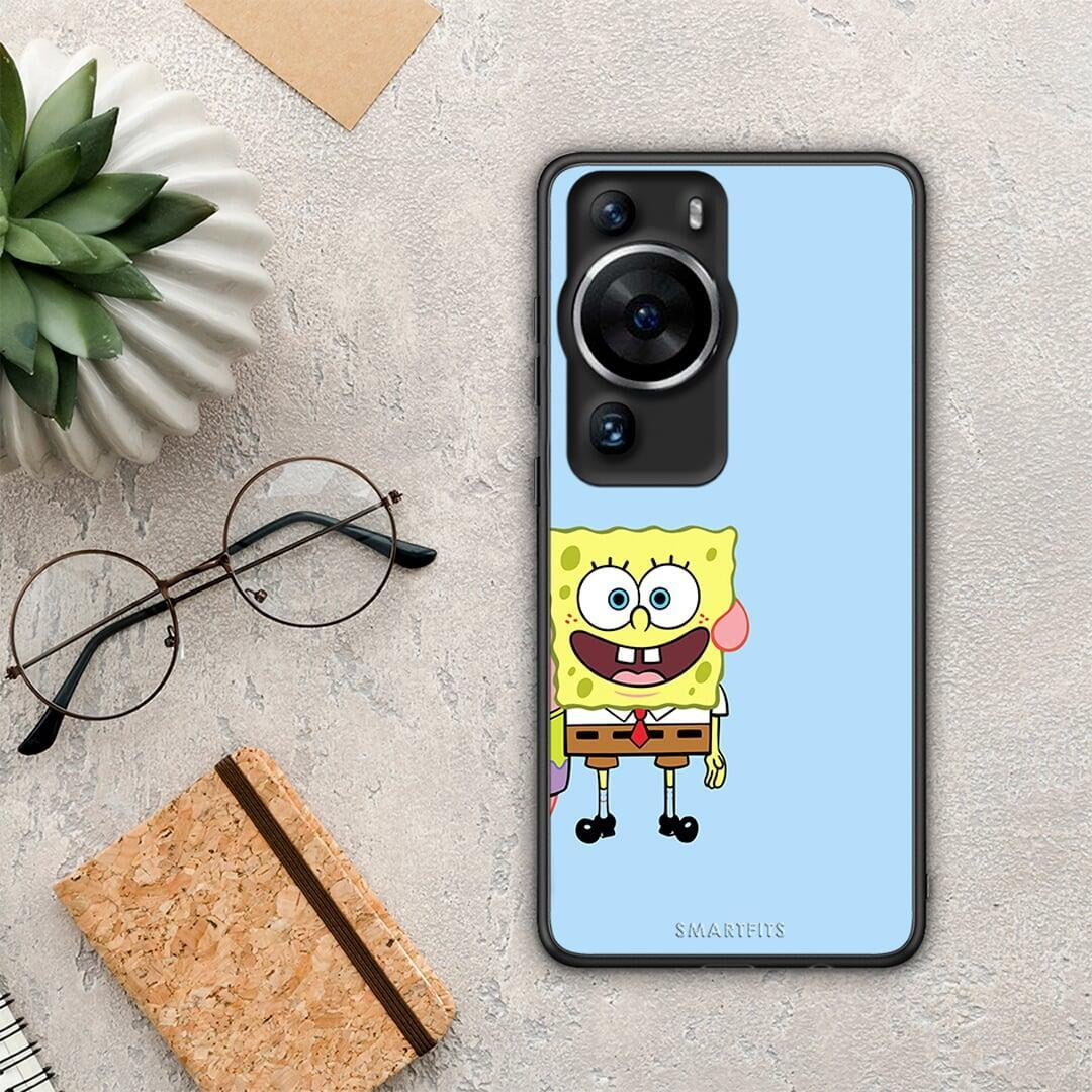 Θήκη Huawei P60 Pro Friends Bob από τη Smartfits με σχέδιο στο πίσω μέρος και μαύρο περίβλημα | Huawei P60 Pro Friends Bob Case with Colorful Back and Black Bezels