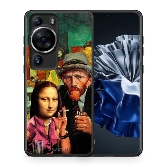Θήκη Huawei P60 Pro Funny Art από τη Smartfits με σχέδιο στο πίσω μέρος και μαύρο περίβλημα | Huawei P60 Pro Funny Art Case with Colorful Back and Black Bezels