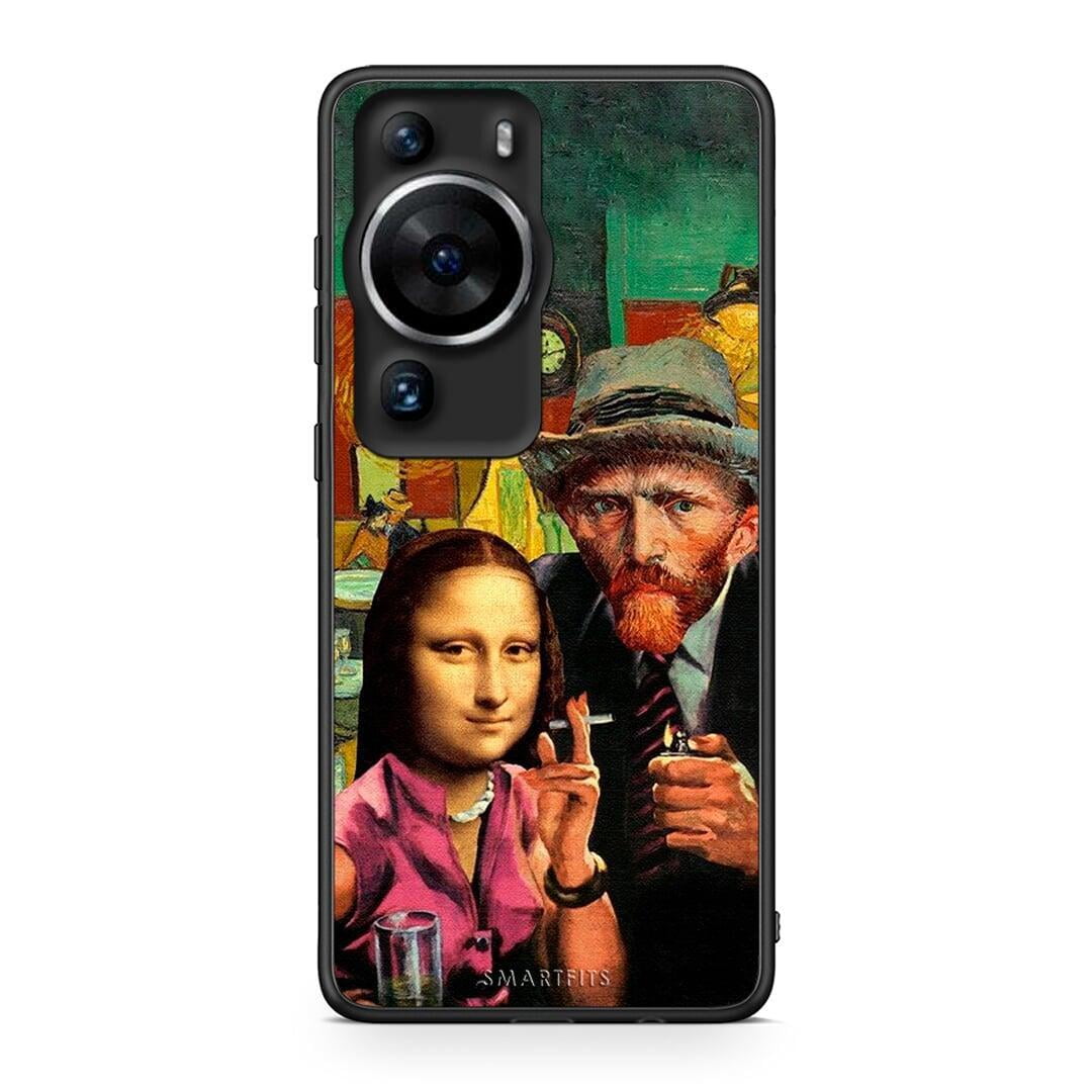 Θήκη Huawei P60 Pro Funny Art από τη Smartfits με σχέδιο στο πίσω μέρος και μαύρο περίβλημα | Huawei P60 Pro Funny Art Case with Colorful Back and Black Bezels