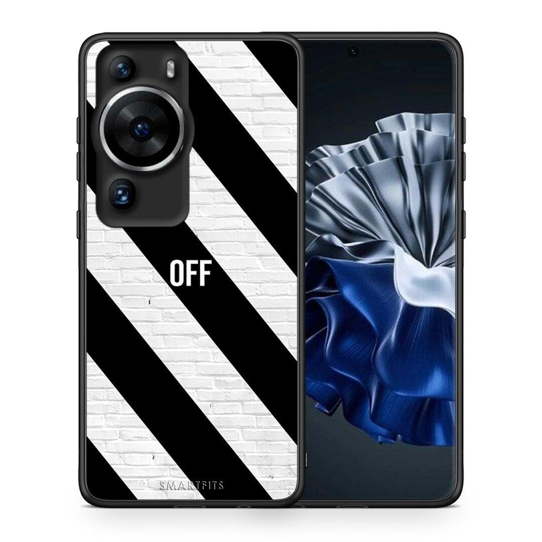 Θήκη Huawei P60 Pro Get Off από τη Smartfits με σχέδιο στο πίσω μέρος και μαύρο περίβλημα | Huawei P60 Pro Get Off Case with Colorful Back and Black Bezels