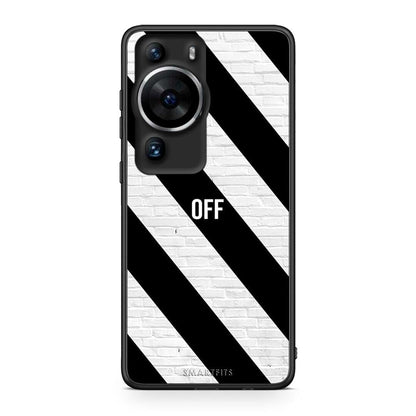 Θήκη Huawei P60 Pro Get Off από τη Smartfits με σχέδιο στο πίσω μέρος και μαύρο περίβλημα | Huawei P60 Pro Get Off Case with Colorful Back and Black Bezels
