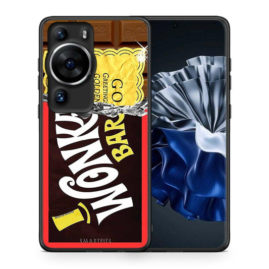 Θήκη Huawei P60 Pro Golden Ticket από τη Smartfits με σχέδιο στο πίσω μέρος και μαύρο περίβλημα | Huawei P60 Pro Golden Ticket Case with Colorful Back and Black Bezels