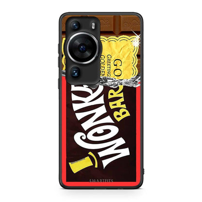 Θήκη Huawei P60 Pro Golden Ticket από τη Smartfits με σχέδιο στο πίσω μέρος και μαύρο περίβλημα | Huawei P60 Pro Golden Ticket Case with Colorful Back and Black Bezels