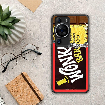 Θήκη Huawei P60 Pro Golden Ticket από τη Smartfits με σχέδιο στο πίσω μέρος και μαύρο περίβλημα | Huawei P60 Pro Golden Ticket Case with Colorful Back and Black Bezels