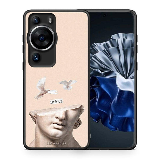 Θήκη Huawei P60 Pro In Love από τη Smartfits με σχέδιο στο πίσω μέρος και μαύρο περίβλημα | Huawei P60 Pro In Love Case with Colorful Back and Black Bezels