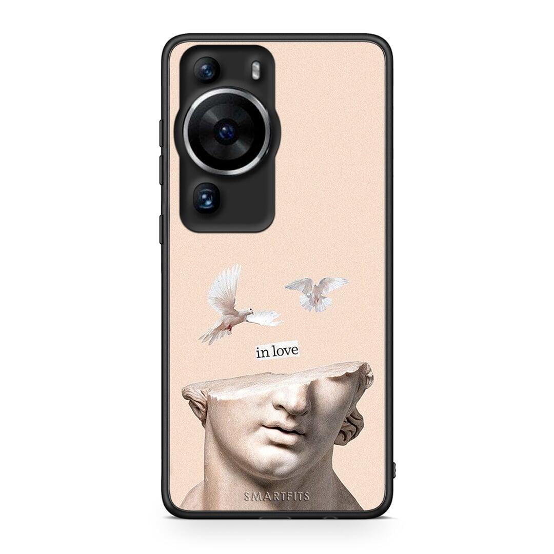 Θήκη Huawei P60 Pro In Love από τη Smartfits με σχέδιο στο πίσω μέρος και μαύρο περίβλημα | Huawei P60 Pro In Love Case with Colorful Back and Black Bezels