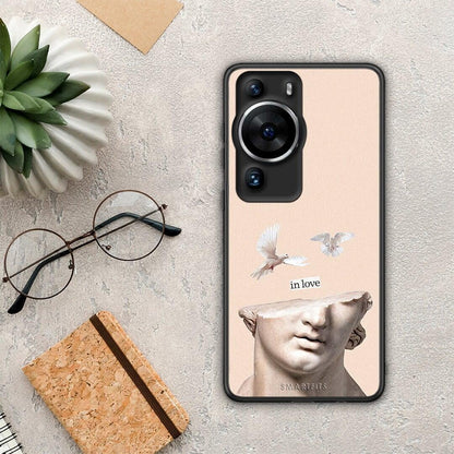 Θήκη Huawei P60 Pro In Love από τη Smartfits με σχέδιο στο πίσω μέρος και μαύρο περίβλημα | Huawei P60 Pro In Love Case with Colorful Back and Black Bezels