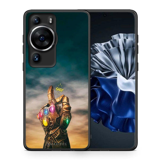 Θήκη Huawei P60 Pro Infinity Snap από τη Smartfits με σχέδιο στο πίσω μέρος και μαύρο περίβλημα | Huawei P60 Pro Infinity Snap Case with Colorful Back and Black Bezels