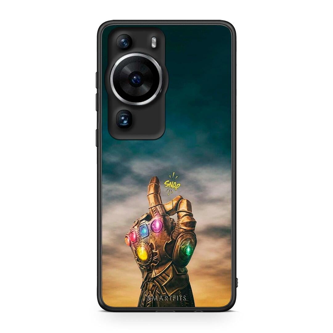 Θήκη Huawei P60 Pro Infinity Snap από τη Smartfits με σχέδιο στο πίσω μέρος και μαύρο περίβλημα | Huawei P60 Pro Infinity Snap Case with Colorful Back and Black Bezels