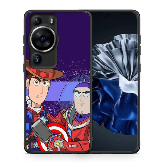 Θήκη Huawei P60 Pro Infinity Story από τη Smartfits με σχέδιο στο πίσω μέρος και μαύρο περίβλημα | Huawei P60 Pro Infinity Story Case with Colorful Back and Black Bezels