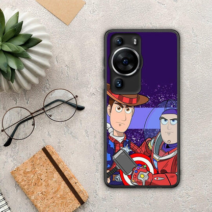 Θήκη Huawei P60 Pro Infinity Story από τη Smartfits με σχέδιο στο πίσω μέρος και μαύρο περίβλημα | Huawei P60 Pro Infinity Story Case with Colorful Back and Black Bezels
