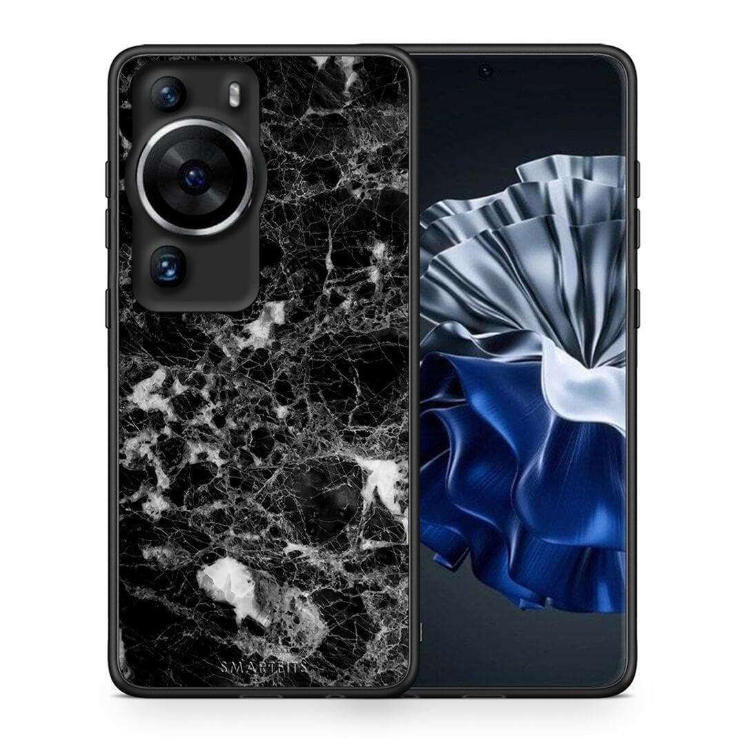 Θήκη Huawei P60 Pro Marble Male από τη Smartfits με σχέδιο στο πίσω μέρος και μαύρο περίβλημα | Huawei P60 Pro Marble Male Case with Colorful Back and Black Bezels