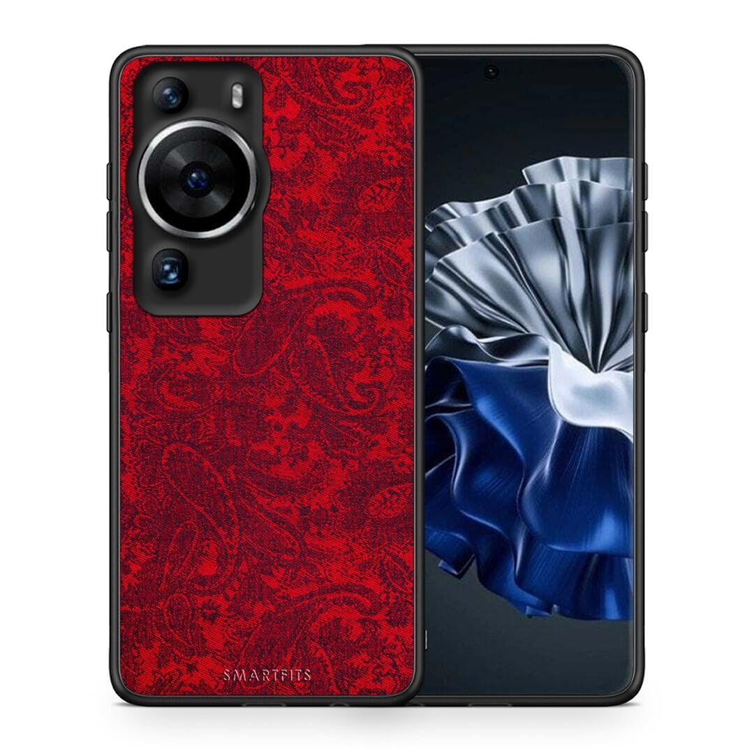 Θήκη Huawei P60 Pro Paisley Cashmere από τη Smartfits με σχέδιο στο πίσω μέρος και μαύρο περίβλημα | Huawei P60 Pro Paisley Cashmere Case with Colorful Back and Black Bezels
