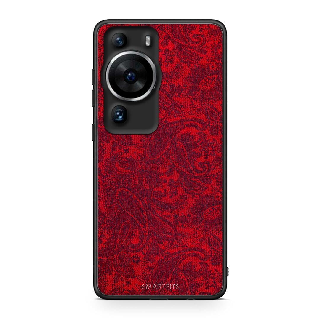 Θήκη Huawei P60 Pro Paisley Cashmere από τη Smartfits με σχέδιο στο πίσω μέρος και μαύρο περίβλημα | Huawei P60 Pro Paisley Cashmere Case with Colorful Back and Black Bezels