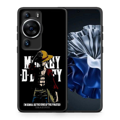 Θήκη Huawei P60 Pro Pirate King από τη Smartfits με σχέδιο στο πίσω μέρος και μαύρο περίβλημα | Huawei P60 Pro Pirate King Case with Colorful Back and Black Bezels