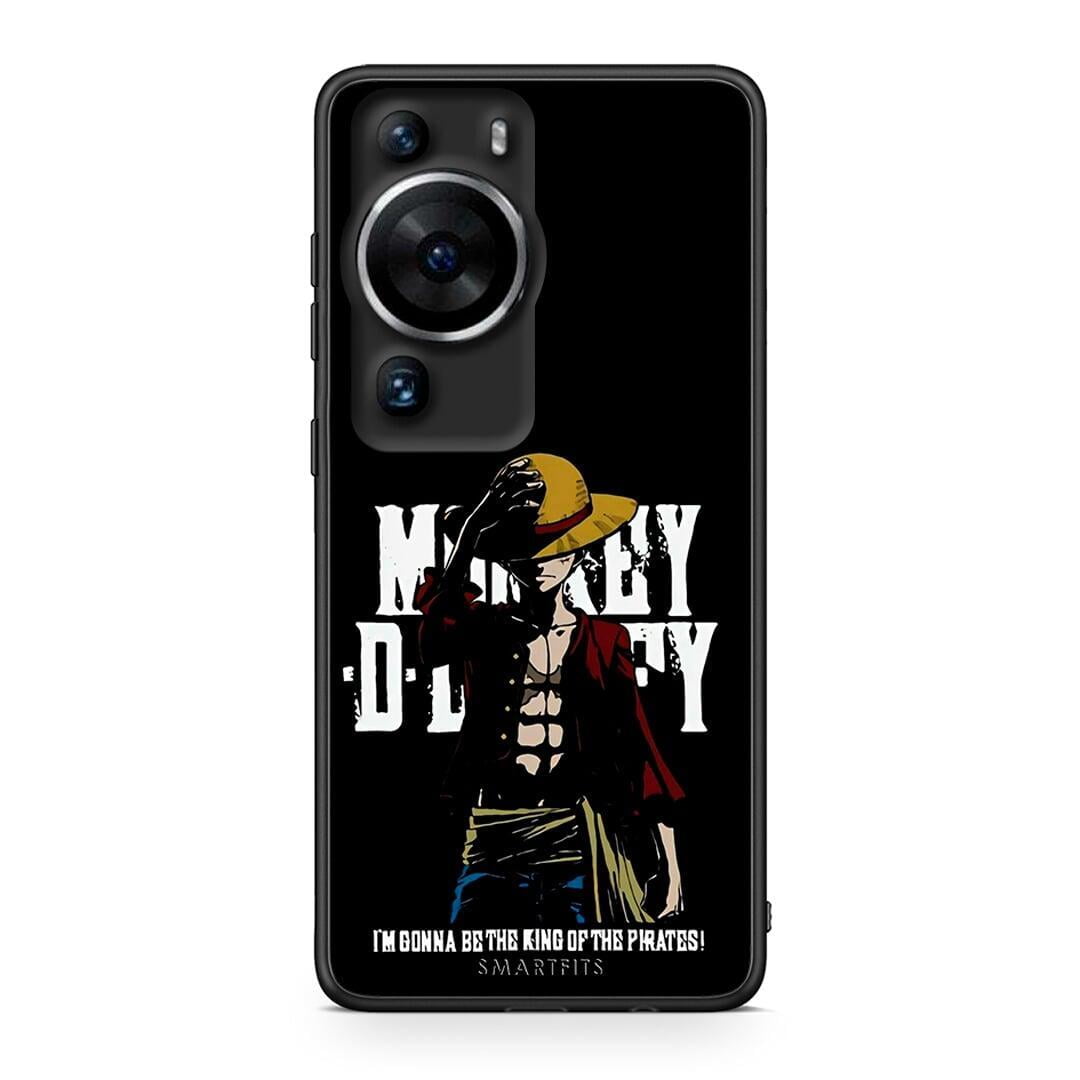 Θήκη Huawei P60 Pro Pirate King από τη Smartfits με σχέδιο στο πίσω μέρος και μαύρο περίβλημα | Huawei P60 Pro Pirate King Case with Colorful Back and Black Bezels
