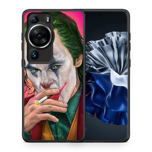 Θήκη Huawei P60 Pro PopArt JokesOnU από τη Smartfits με σχέδιο στο πίσω μέρος και μαύρο περίβλημα | Huawei P60 Pro PopArt JokesOnU Case with Colorful Back and Black Bezels