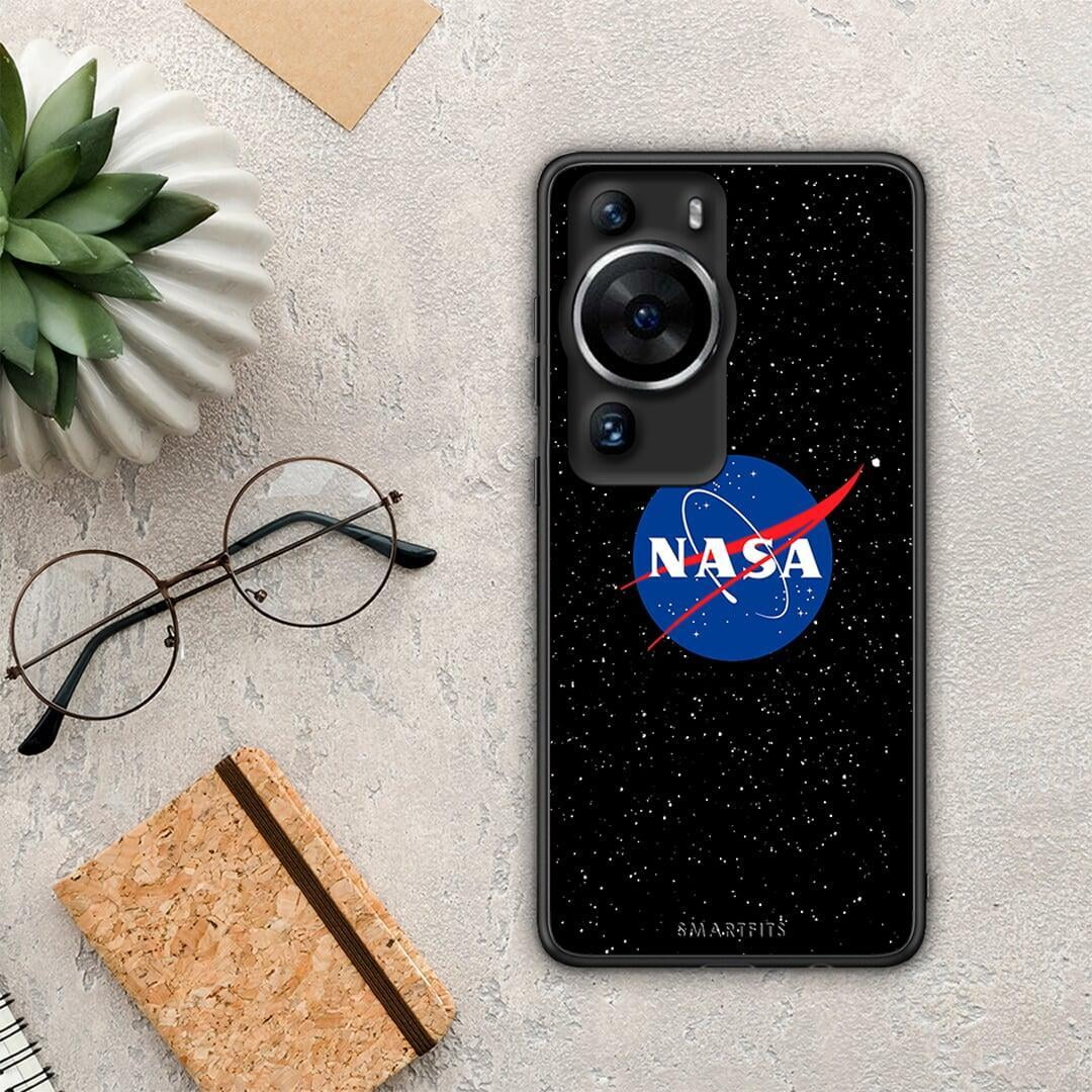 Θήκη Huawei P60 Pro PopArt NASA από τη Smartfits με σχέδιο στο πίσω μέρος και μαύρο περίβλημα | Huawei P60 Pro PopArt NASA Case with Colorful Back and Black Bezels