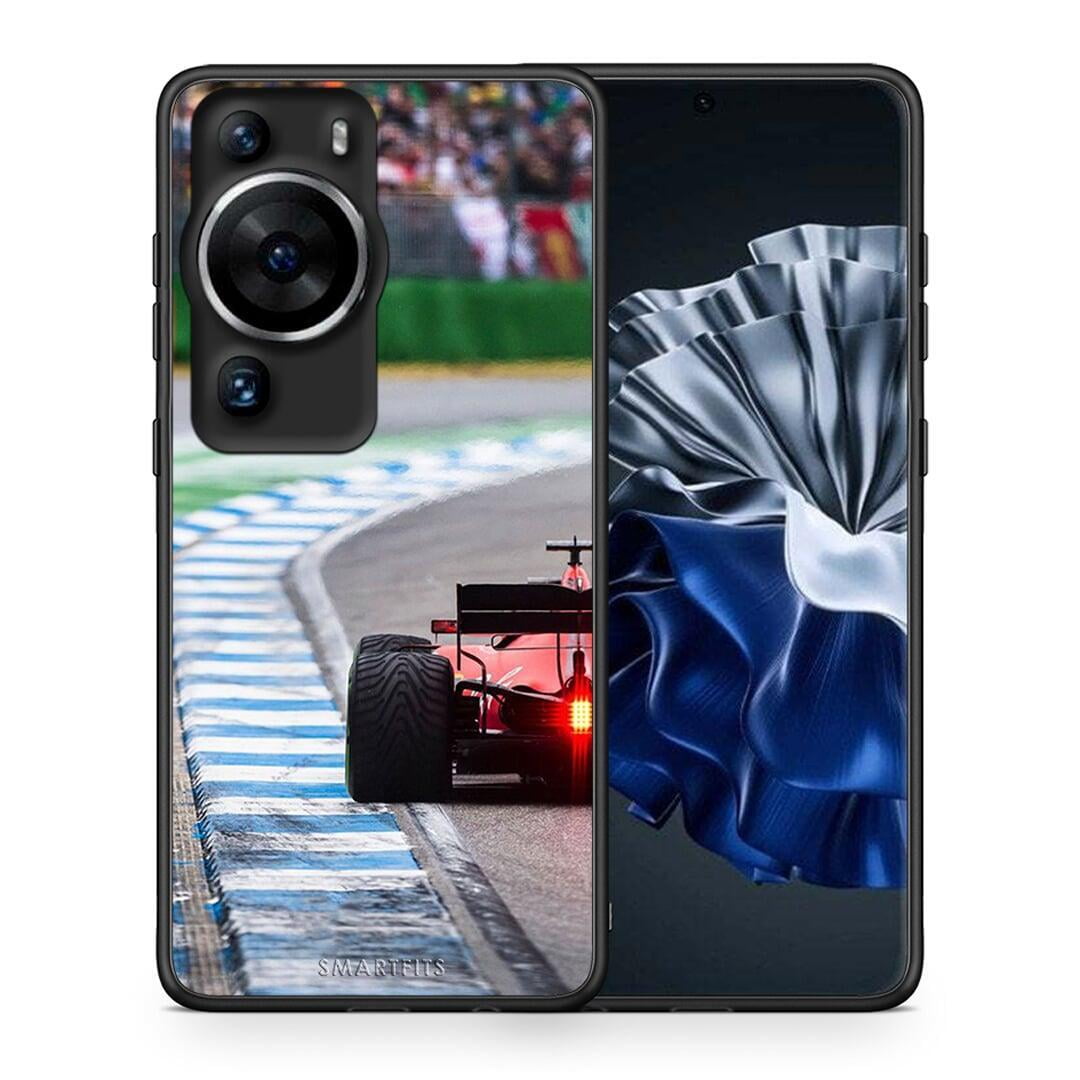 Θήκη Huawei P60 Pro Racing Vibes από τη Smartfits με σχέδιο στο πίσω μέρος και μαύρο περίβλημα | Huawei P60 Pro Racing Vibes Case with Colorful Back and Black Bezels