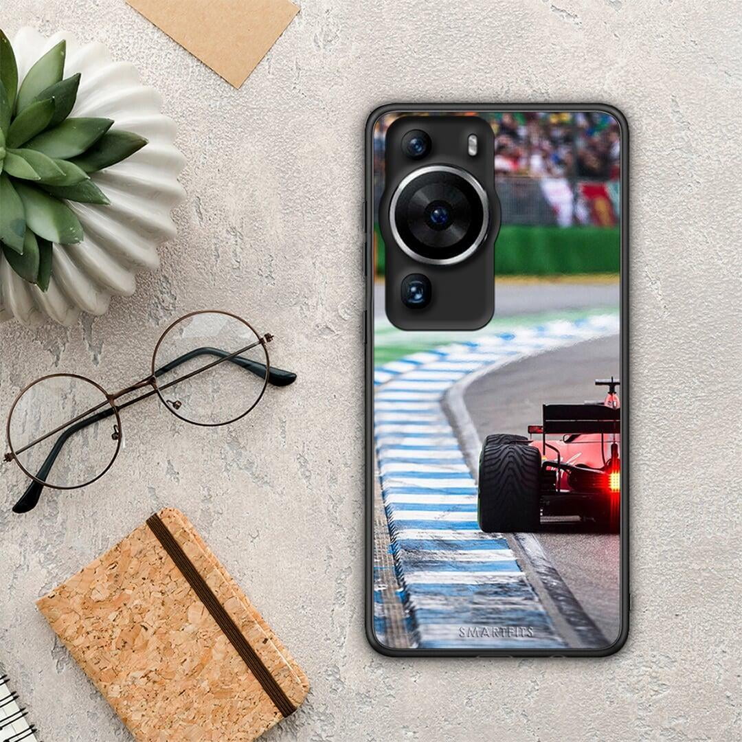 Θήκη Huawei P60 Pro Racing Vibes από τη Smartfits με σχέδιο στο πίσω μέρος και μαύρο περίβλημα | Huawei P60 Pro Racing Vibes Case with Colorful Back and Black Bezels