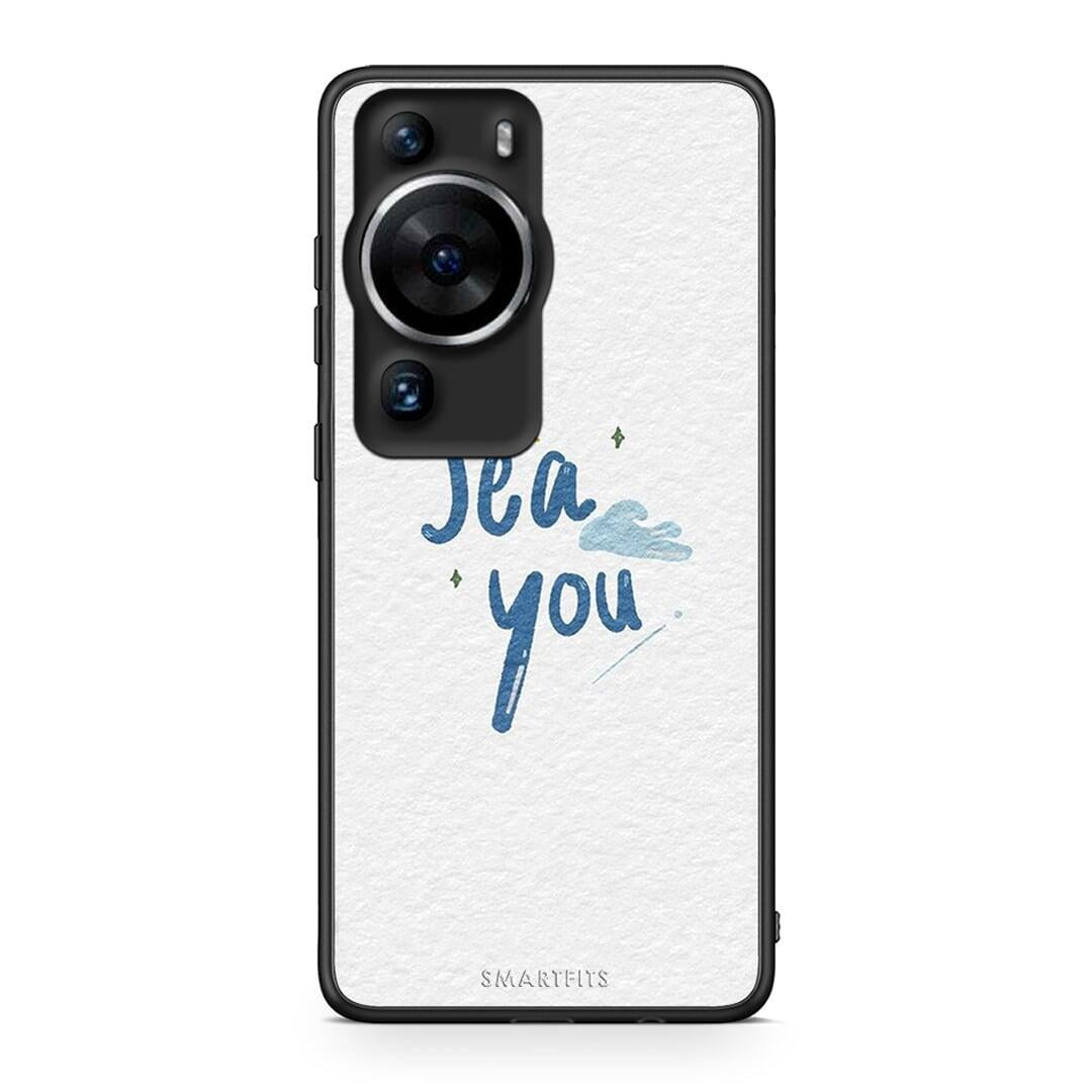 Θήκη Huawei P60 Pro Sea You από τη Smartfits με σχέδιο στο πίσω μέρος και μαύρο περίβλημα | Huawei P60 Pro Sea You Case with Colorful Back and Black Bezels