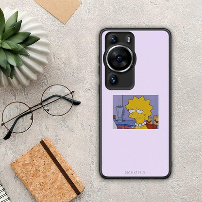 Θήκη Huawei P60 Pro So Happy από τη Smartfits με σχέδιο στο πίσω μέρος και μαύρο περίβλημα | Huawei P60 Pro So Happy Case with Colorful Back and Black Bezels