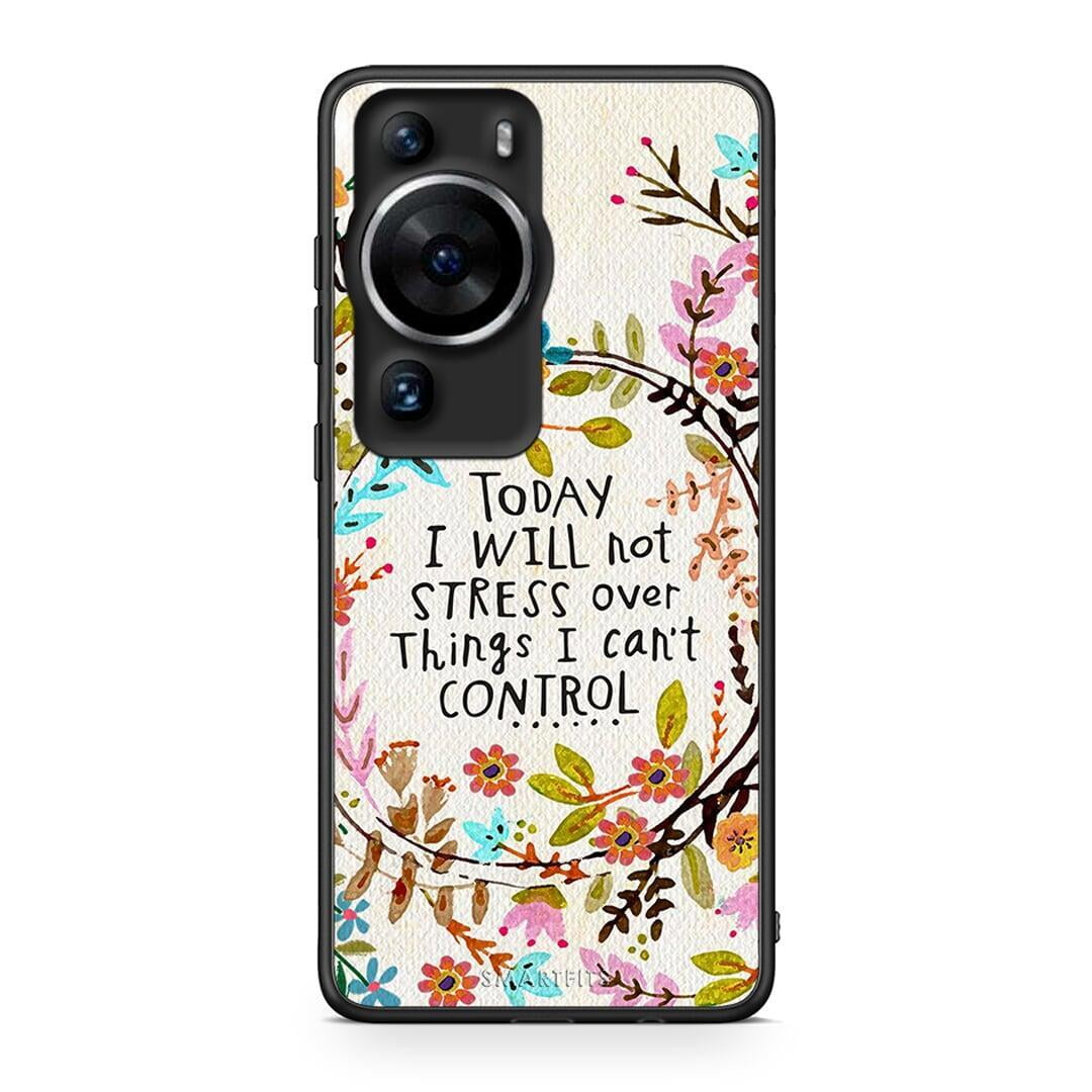 Θήκη Huawei P60 Pro Stress Over από τη Smartfits με σχέδιο στο πίσω μέρος και μαύρο περίβλημα | Huawei P60 Pro Stress Over Case with Colorful Back and Black Bezels