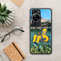 Thumbnail for Θήκη Huawei P60 Pro Summer Happiness από τη Smartfits με σχέδιο στο πίσω μέρος και μαύρο περίβλημα | Huawei P60 Pro Summer Happiness Case with Colorful Back and Black Bezels