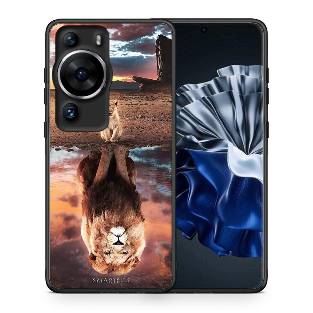 Θήκη Huawei P60 Pro Sunset Dreams από τη Smartfits με σχέδιο στο πίσω μέρος και μαύρο περίβλημα | Huawei P60 Pro Sunset Dreams Case with Colorful Back and Black Bezels