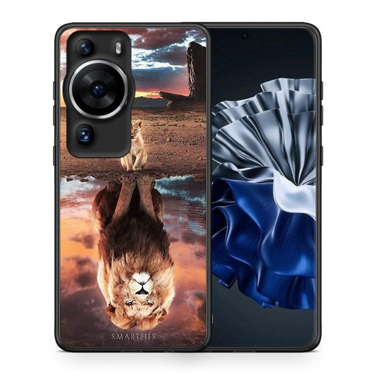 Θήκη Huawei P60 Pro Sunset Dreams από τη Smartfits με σχέδιο στο πίσω μέρος και μαύρο περίβλημα | Huawei P60 Pro Sunset Dreams Case with Colorful Back and Black Bezels